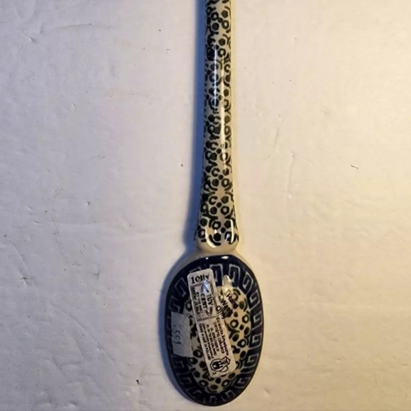 Ceramika Artystyczna Grecian Sea 12" Serving Spoon Boleslawiec Polish Pottery - Picture 4 of 11